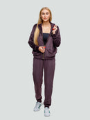 Velour tracksuit for women "Soft Chocolate"