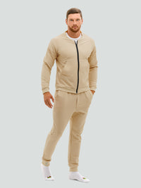 Beige tracksuit for men "Hot Summer"
