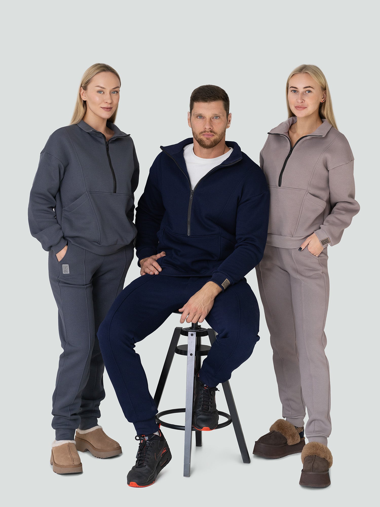 Graphite Tracksuit for women "Luxury“ - Fleece - Lined