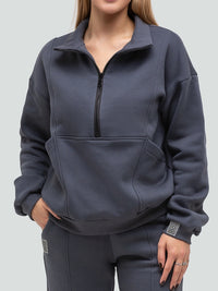 Graphite Tracksuit for women "Luxury“ - Fleece - Lined