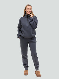 Graphite Tracksuit for women "Luxury“ - Fleece - Lined