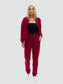 Burgundy tracksuit for women "Hot Summer"
