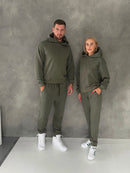 Chaki Tracksuit "Comfort" without fluff 