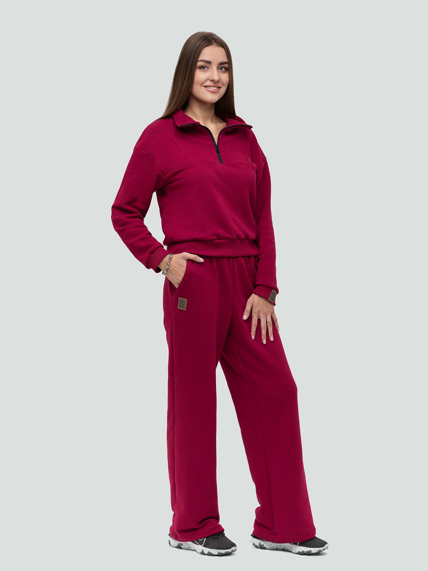 Burgundy Tracksuit "Cozy" 