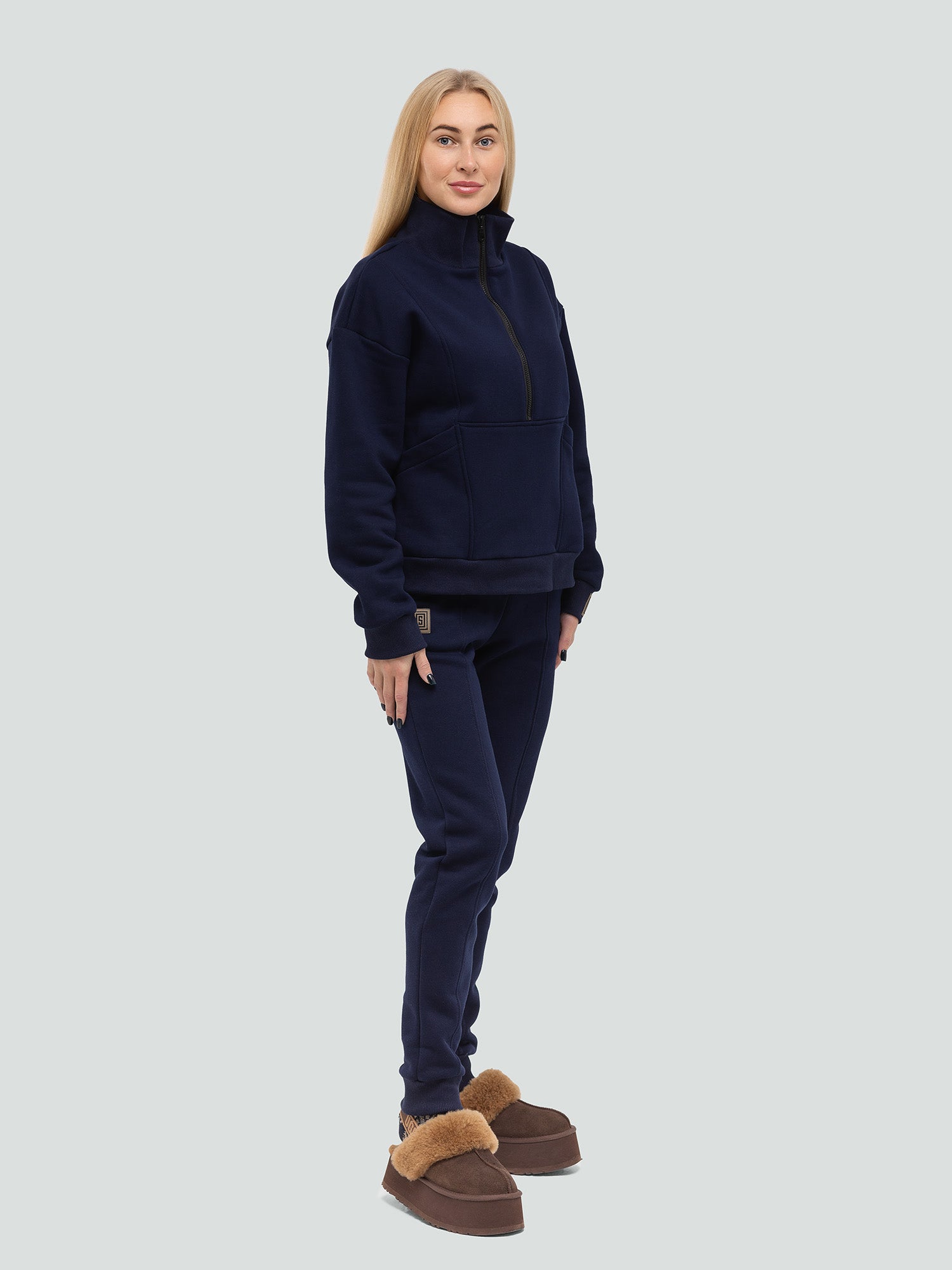 Dark blue Tracksuit for women "Luxury“ - Fleece - Lined