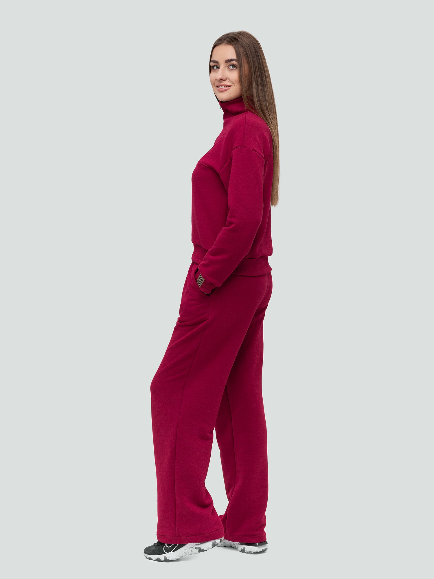 Burgundy Tracksuit for women "Cozy"