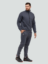 Graphite tracksuit for men "Luxury“ - Fleece - Lined