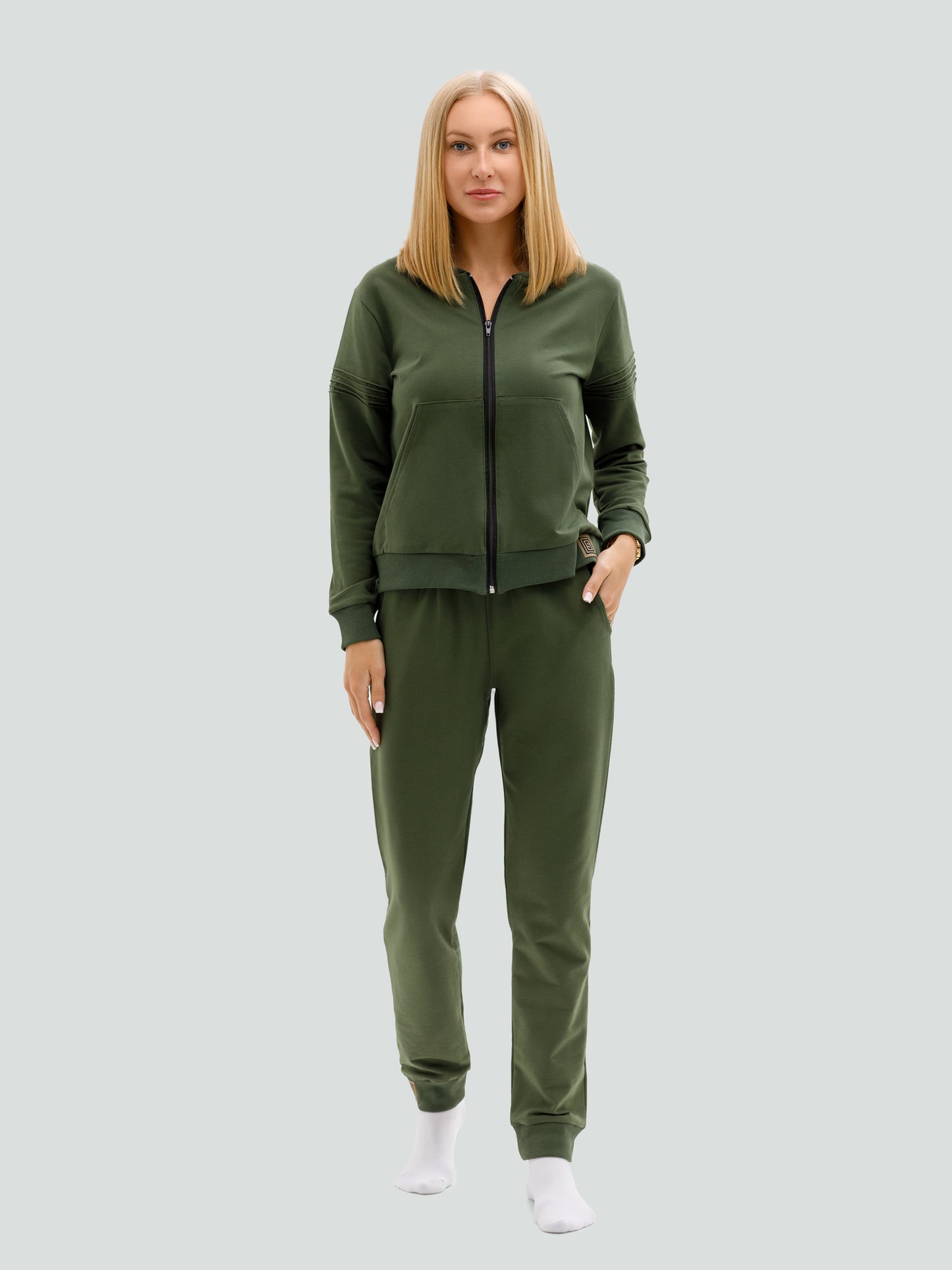 Khaki tracksuit for women "Hot Summer"
