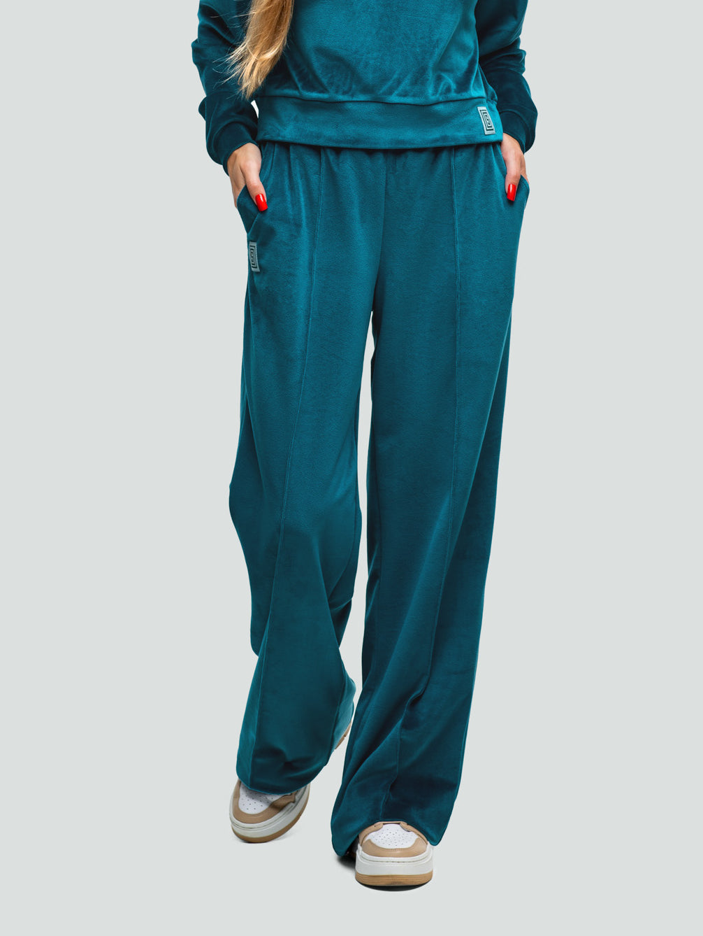 Velour leisure pants "Soft shine" (color optional) 