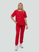 Red Tracksuit for women with a mike "Losma"