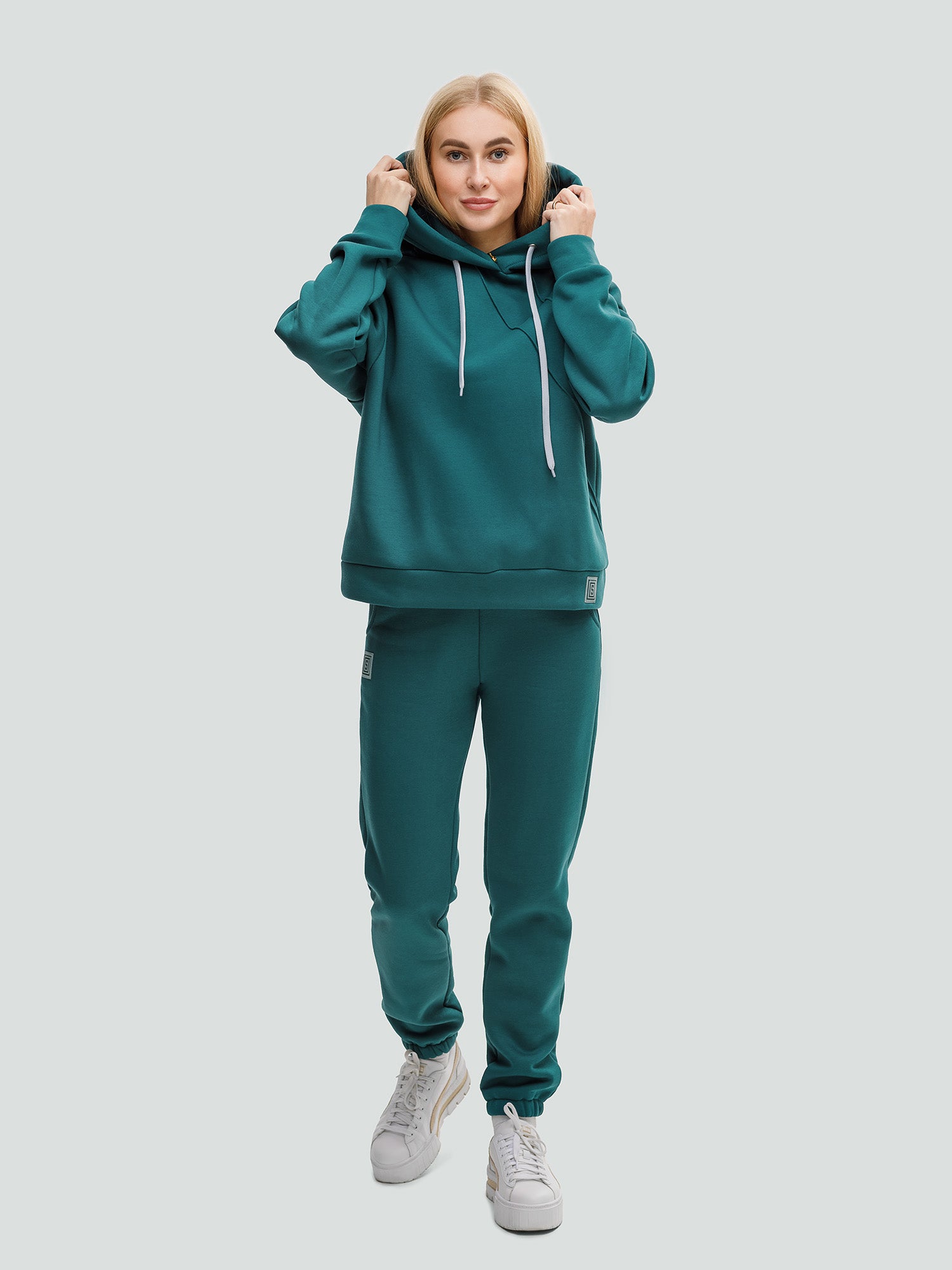 Turquoise Tracksuit for women "Comfort“ - Fleece - Lined