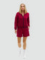 Burgundy shorts and sweater set for women "Hot Summer"
