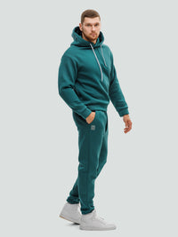 Turquoise Tracksuit for men ”Comfort“ - Fleece - Lined