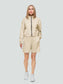 Velour set for women ”Soft beige" with shorts