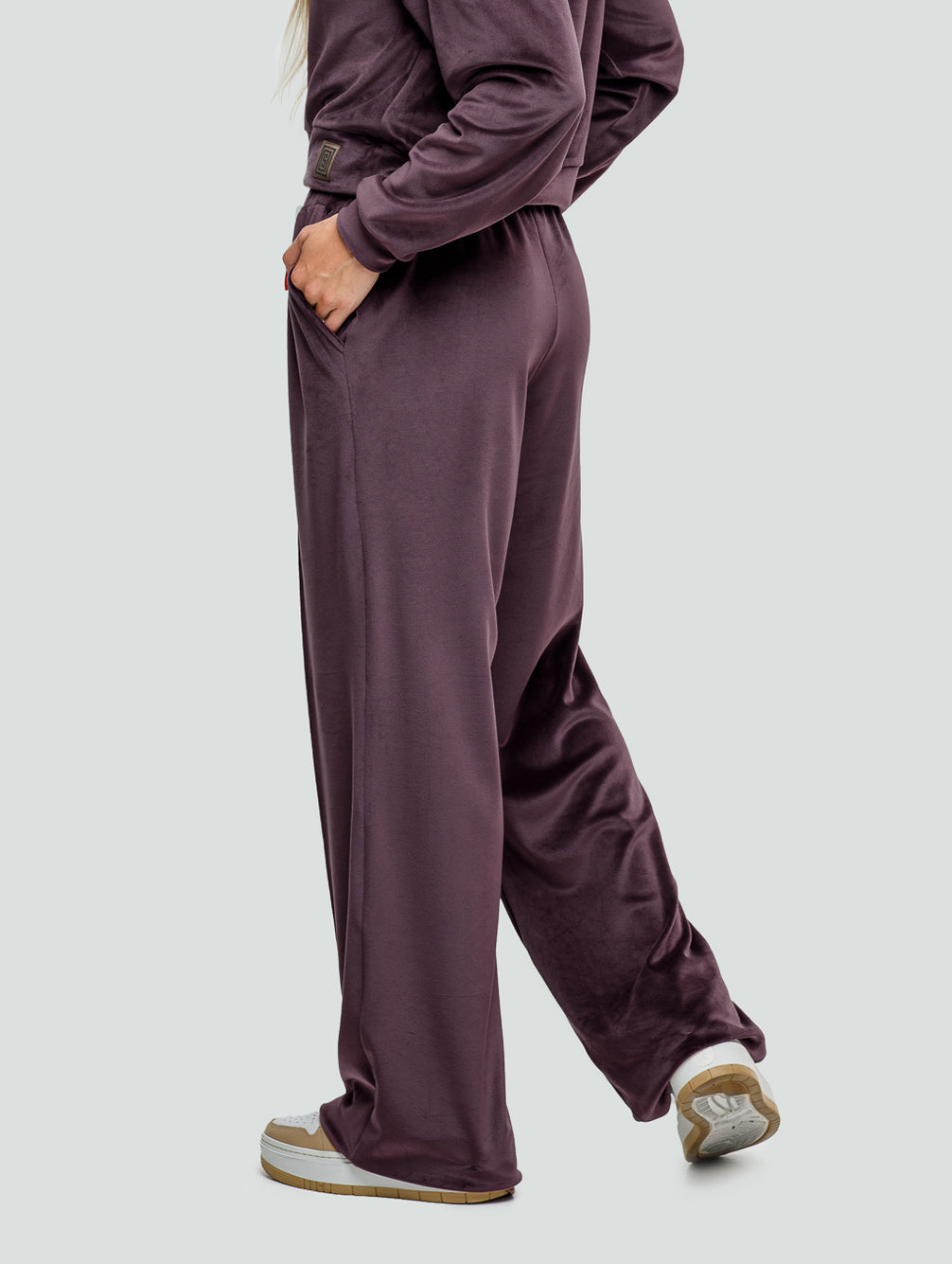 Velour leisure pants "Soft shine" (color optional) 