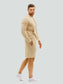 Beige shorts and sweater set for men "Hot Summer"