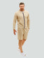 Beige shorts and sweater set for men "Hot Summer"