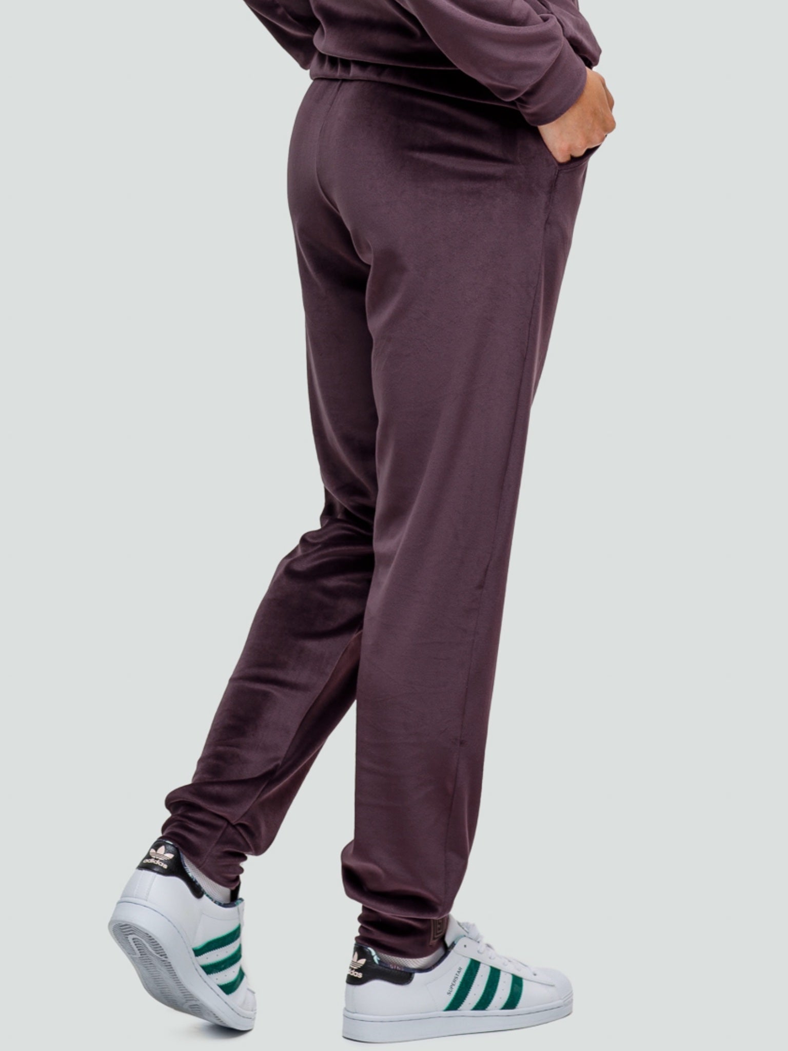 Velour tracksuit for women "Soft Chocolate"