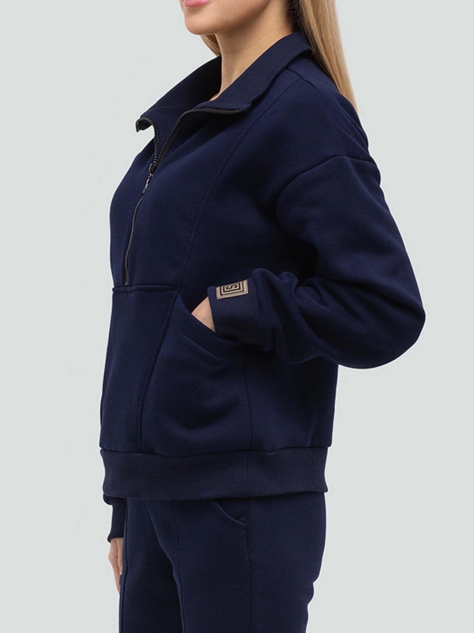 Dark blue Tracksuit for women "Luxury“ - Fleece - Lined