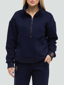 Dark blue Tracksuit for women "Luxury“ - Fleece - Lined