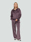 Velour Tracksuit for women "Soft Shine Dark Ash Rose"