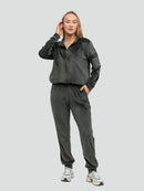 Velour Tracksuit for women "Soft Dark khaki"