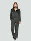 Velour Tracksuit for women "Soft Shine Dark Khaki"