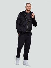 Velvet Tracksuit "Soft black" 