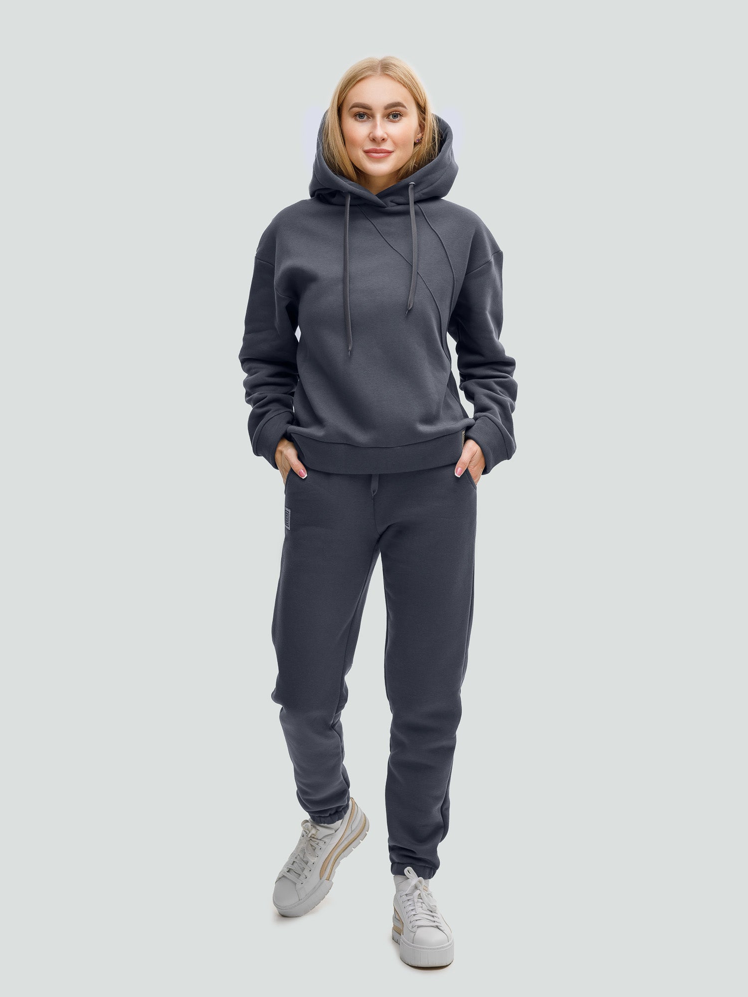 Graphite Tracksuit for women "Comfort“ - Fleece - Lined