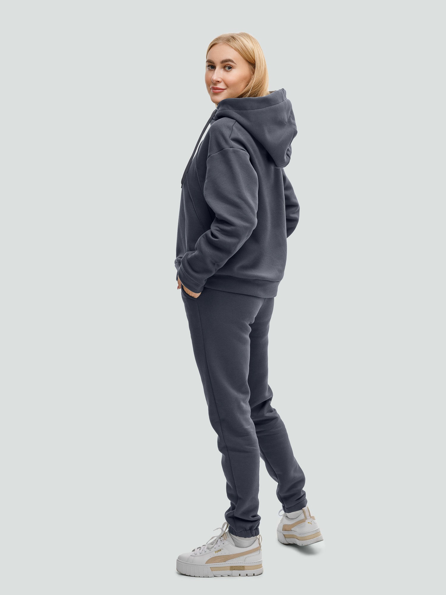 Graphite Tracksuit for women "Comfort“ - Fleece - Lined