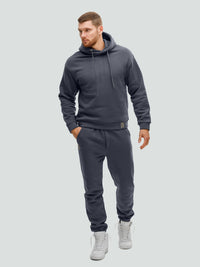 Graphite tracksuit for men "Comfort“- Fleece - Lined