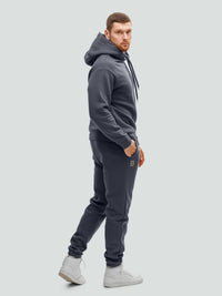 Graphite tracksuit for men "Comfort“- Fleece - Lined