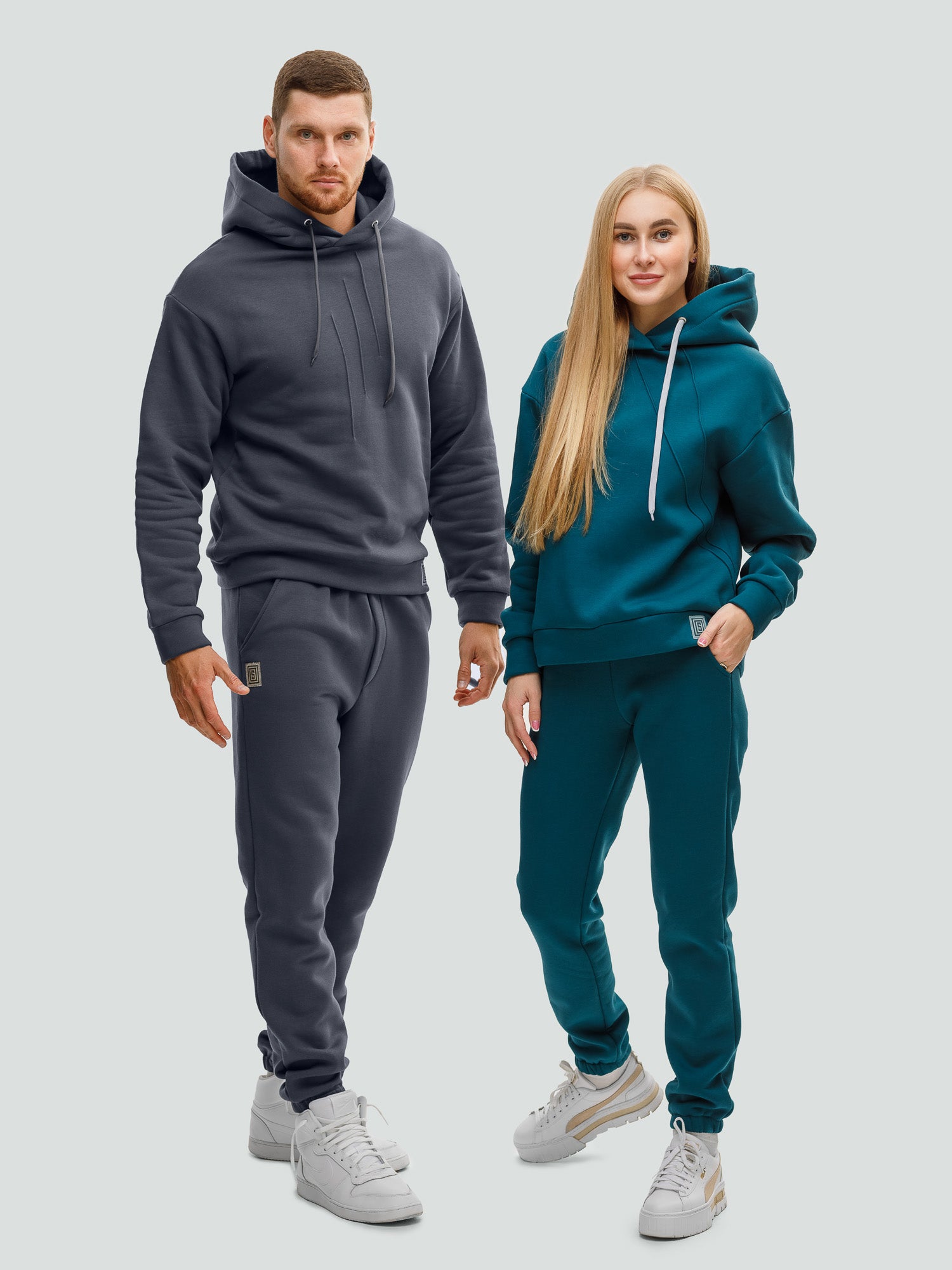 Graphite tracksuit for men "Comfort“- Fleece - Lined