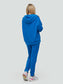 Mėlynas laisvalaikio kostiumėlis moterims "Comfort" be pūkelio