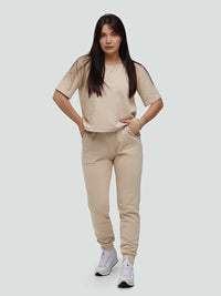 Creamy Tracksuit for women with a mike "Losma"