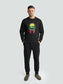Juodas laisvalaikio kostiumas vyrams "Los Lituanos" - Losmados